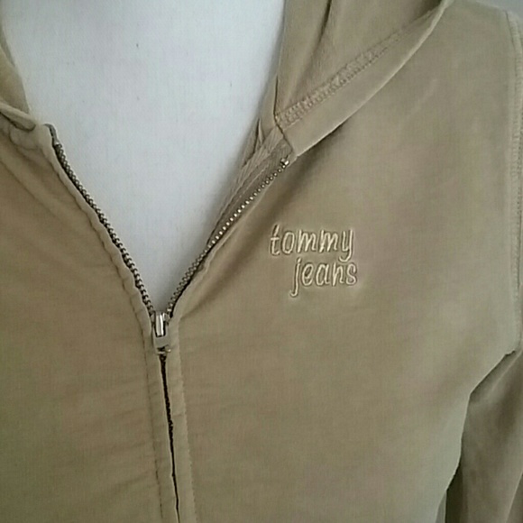 SOLD!! TOMMY HILFIGER Vintage Zippered Hoodie Jacket, - Picture 2 of 7